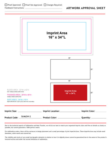 Absorbent Microfiber Dri-Lite Terry White Pool Towel 20x40, Sublimated Full color logo