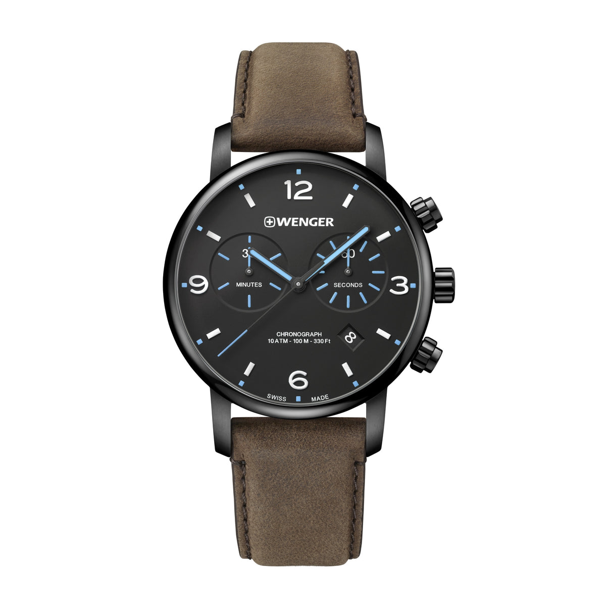 Metropolitan Chrono Black Dial w/Blue Hands Watch