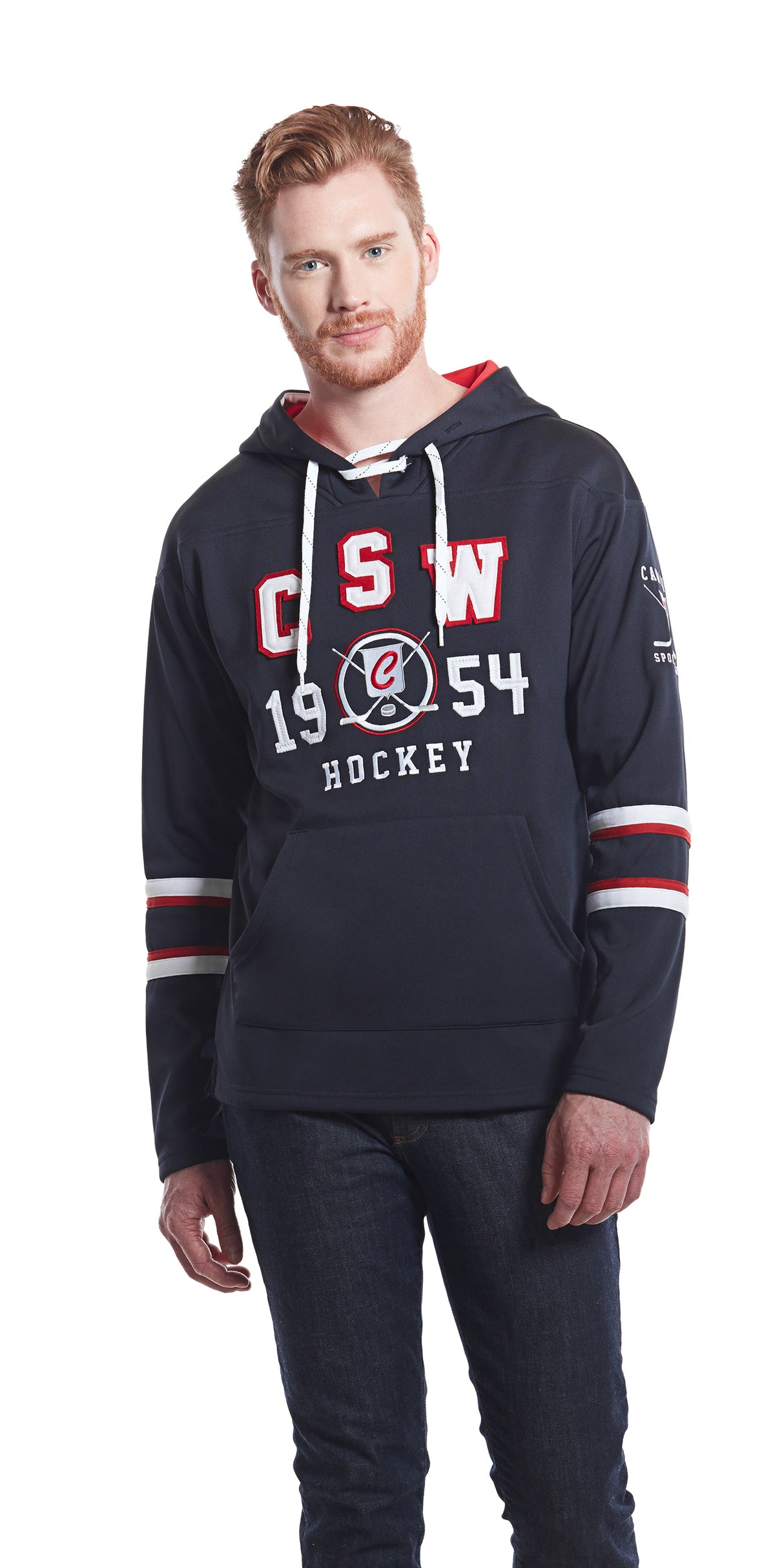 Dangle Men's Fleece Hockey Hoodie