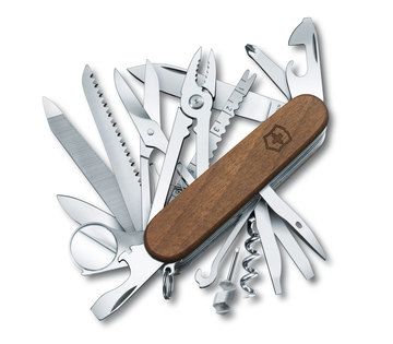SwissChamp Wood Swiss Army® Knife