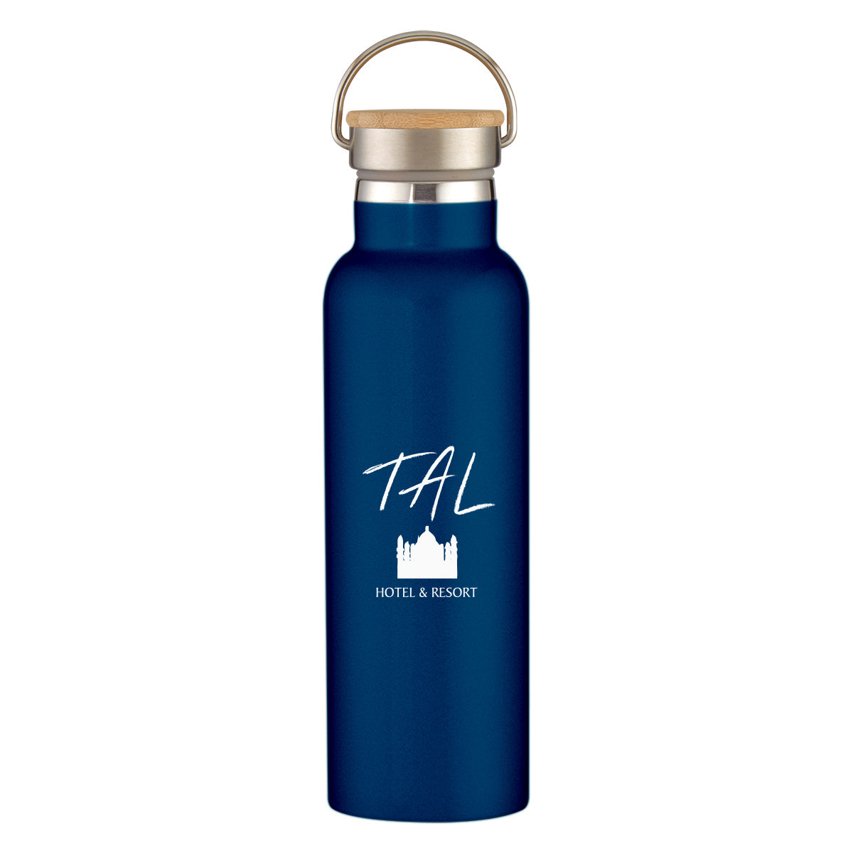 21 Oz. Liberty Stainless Steel Bottle With Wood Lid