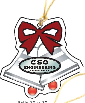 4CP Acrylic Bell Ornament