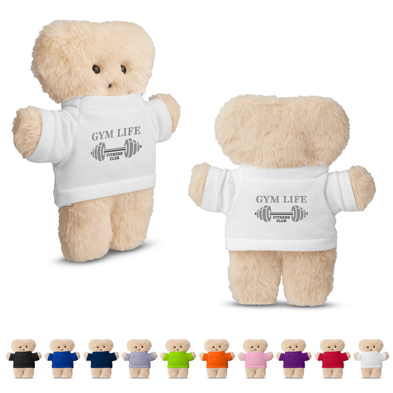 8" Plat Collection Bear Plush w/T-Shirt