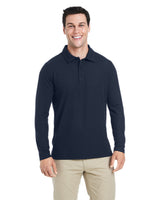 CORE 365 Men's Fusion ChromaSoft? Long-Sleeve Pique Polo