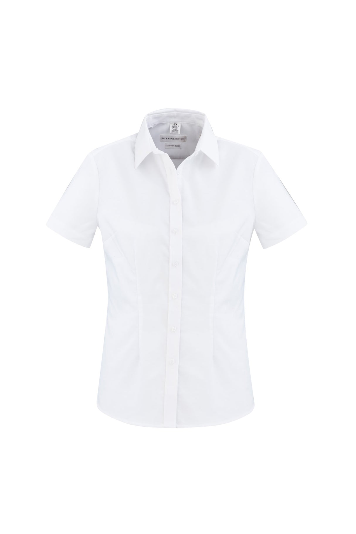 Ladies Short Sleeve Oxford Shirt