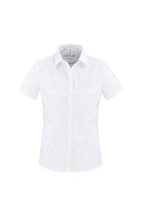 Ladies Short Sleeve Oxford Shirt