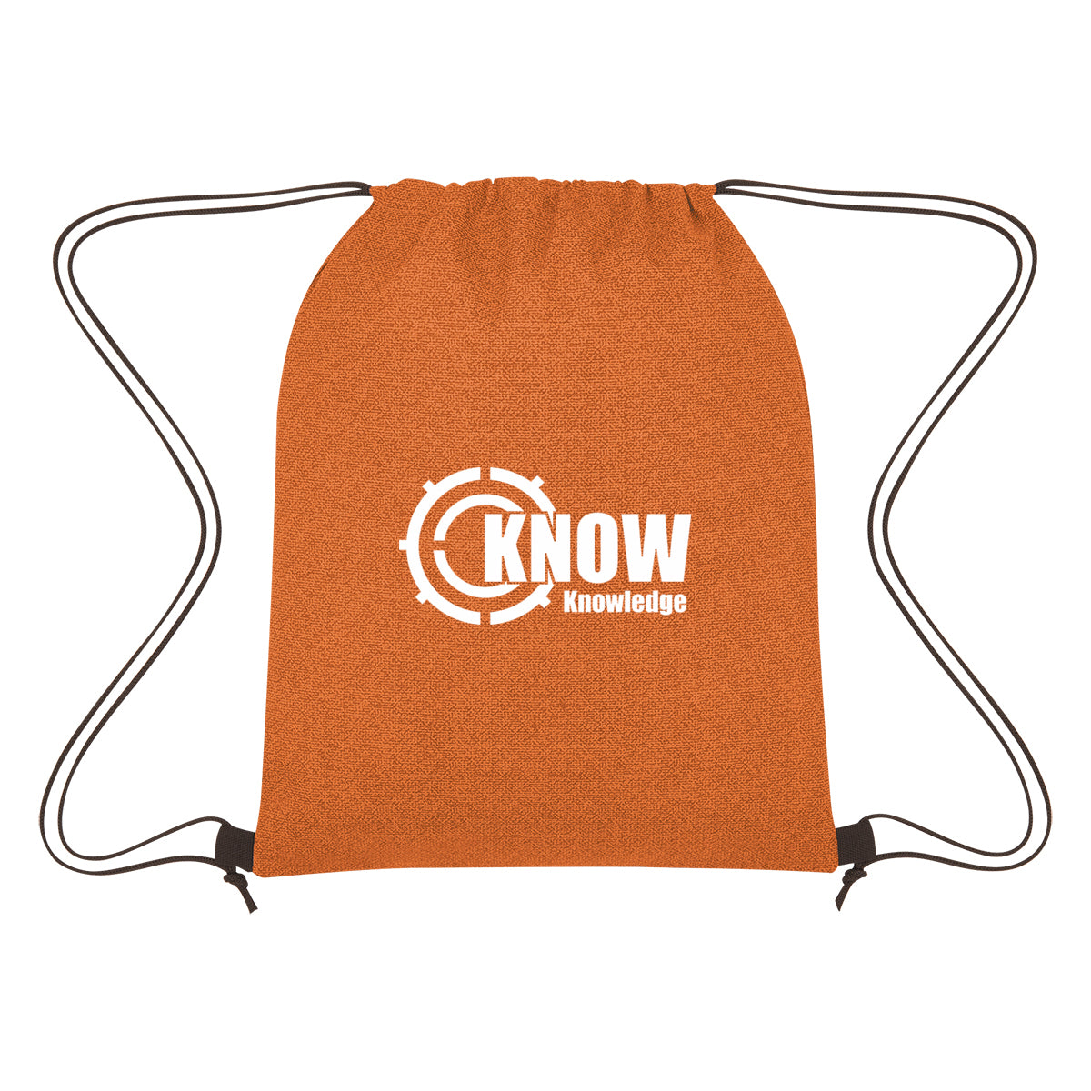 Heathered Non-woven Drawstring Backpack