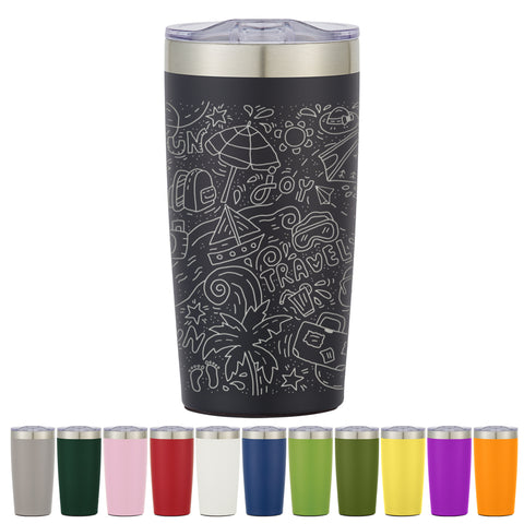 20 Oz. Full Laser Two-tone Himalayan Tumbler