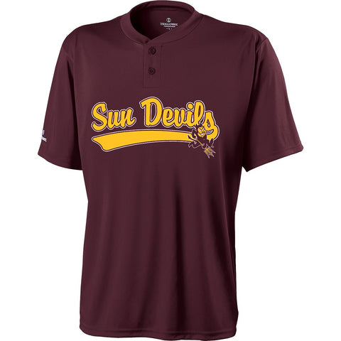 Holloway Sportswear Collegiate Adult Ball Park Jersey - Arizona State Sun Devils
