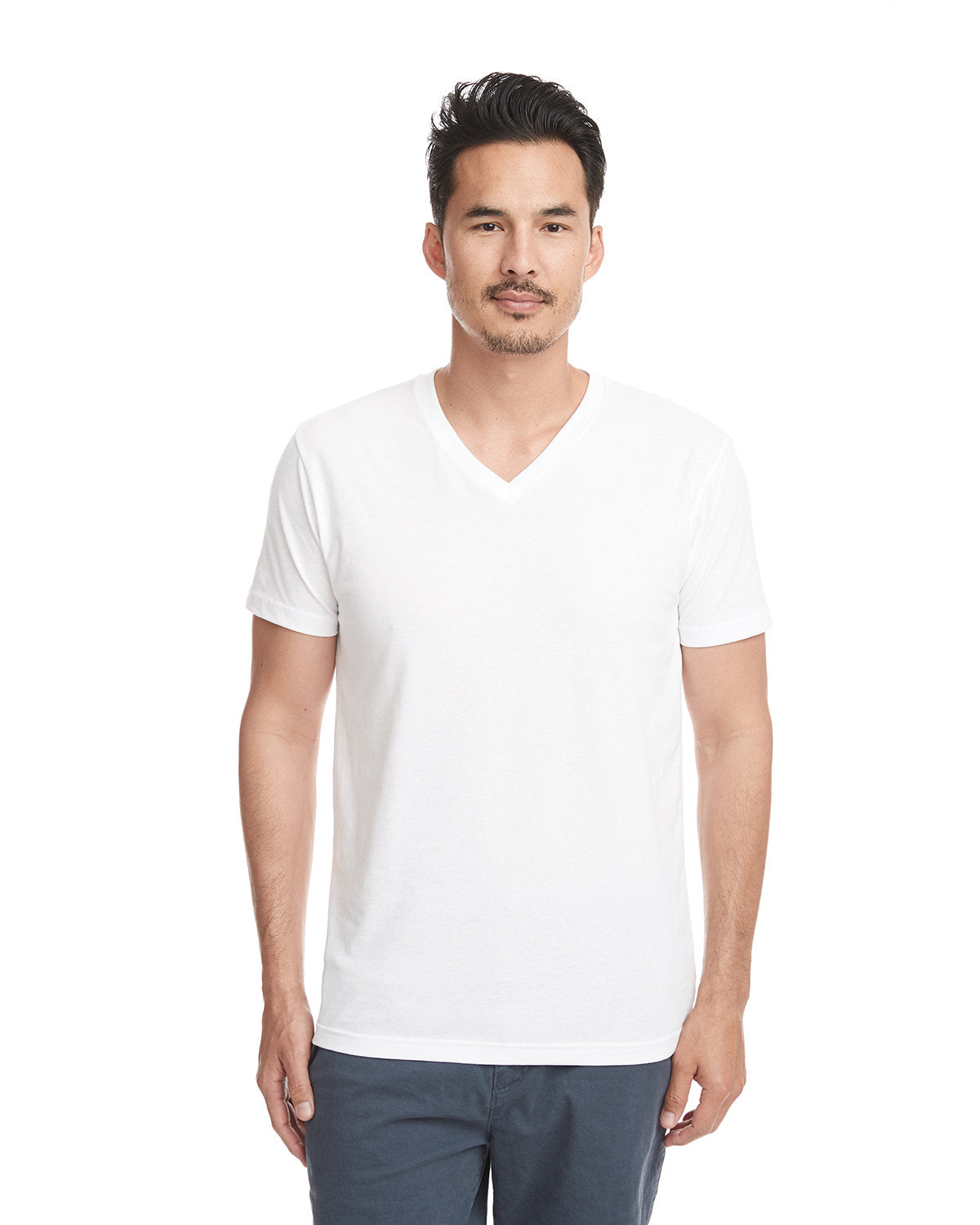 NEXT LEVEL APPAREL Men's Sueded V-Neck T-Shirt