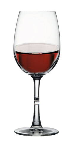 Reserva 12oz crystalline stemmed wine glass S/4 in a Sable black gift box