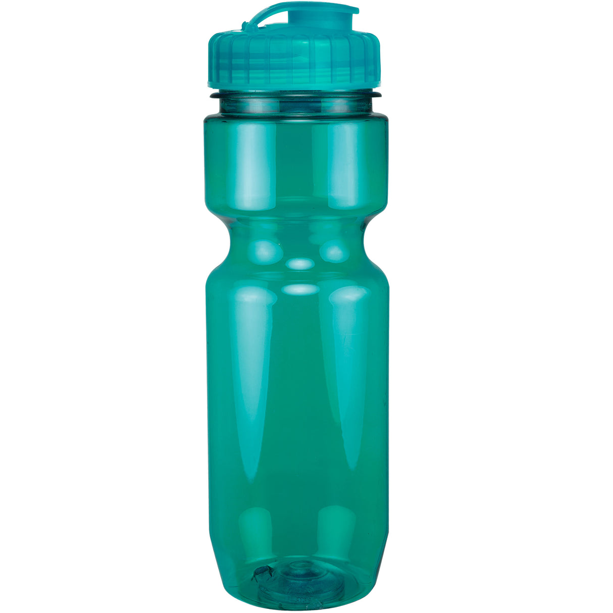 22 Oz. Translucent Bike Bottle w/ Flip Top Lid