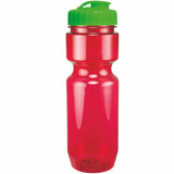 22 Oz. Translucent Bike Bottle w/ Flip Top Lid