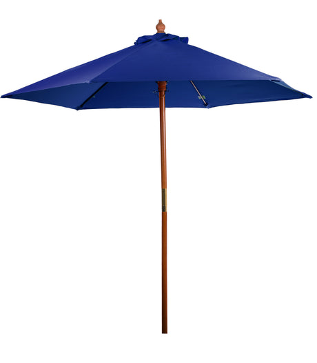 7' Bamboo Recycled Market Umbrella