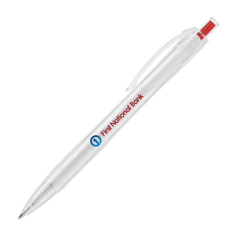 Aqua Clear - RPET Recycled Plastic Pen - ColorJet
