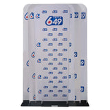 4'W x 90"H EuroFit Banner with Steel Base, Full Color Graphics Double Sided, NO SETUP CHARGE