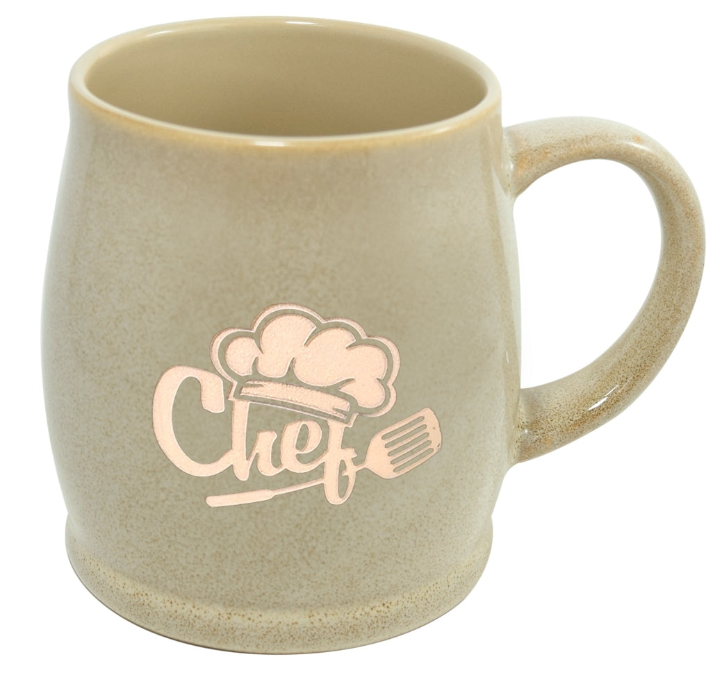 Umea 16oz reactive sand mug in Ripple gift box - Etched