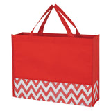 Zigzag Non-woven Tote Bag