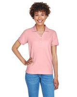 Devon and Jones Ladies' Pima Piqué Y-Collar Polo