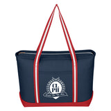 Large Cotton Canvas Admiral Tote Bag