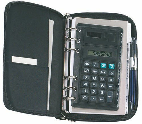 Deluxe Diary/Organizer, Simuleather black