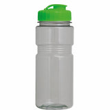 20 Oz. Translucent Recreation Bottle w/ Flip Top Lid