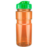 20 Oz. Translucent Recreation Bottle w/ Flip Top Lid