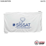 24 Hr Express Ship - Heaviest weight, Plush Velour Terry Cotton Blend White Beach Towel, 30x60