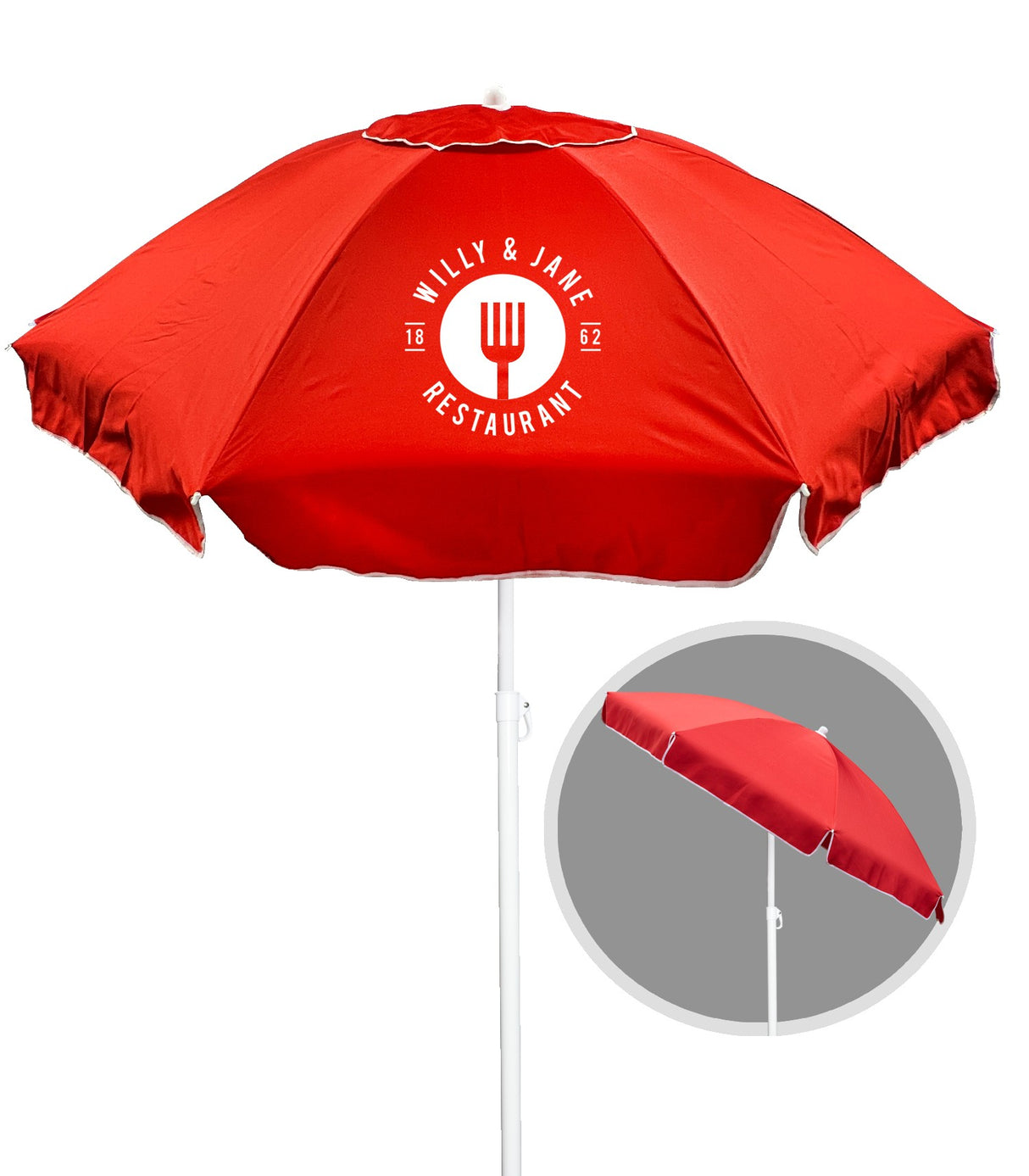 6' Deluxe Beach Umbrella