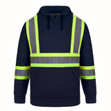 Long Haul Men's Hi-Vis Polyester Pullover Hoodie