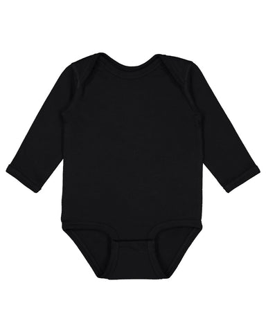 Rabbit Skins Infant Fine Jersey Long Sleeve Bodysuit