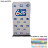 4'W x 90"H EuroFit Banner with Steel Base, Full Color Graphics Double Sided, NO SETUP CHARGE