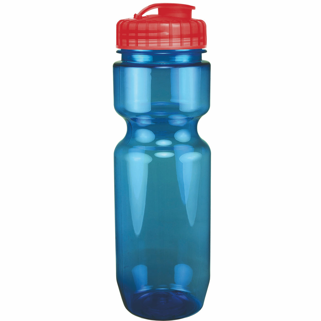22 Oz. Translucent Bike Bottle w/ Flip Top Lid