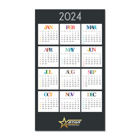 Paper Wall Calendar (30