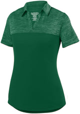 Ladies Shadow Tonal Heather Polo