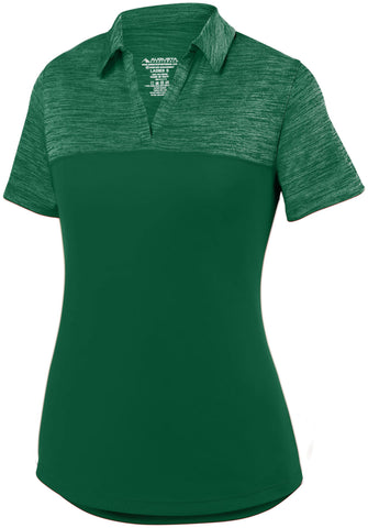 Ladies Shadow Tonal Heather Polo