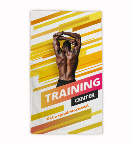 Sublimated Microfiber Fitness Towel 15