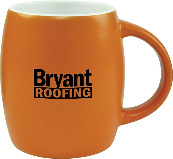 Pipa 14oz 2tone orange/white mug in Ripple gift box