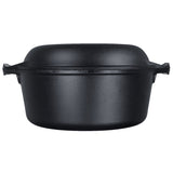 Lodge® 5 qt Cast Iron Double Dutch Oven