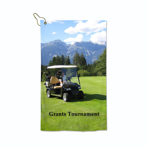 Sublimated Microfiber Golf Towel 15