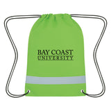 Lil' Bit Reflective Non-woven Drawstring Bag
