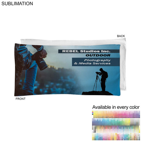 Absorbent Microfiber Dri-Lite Terry Branding Towel, 20x40, Sublimated Edge to Edge 1 side