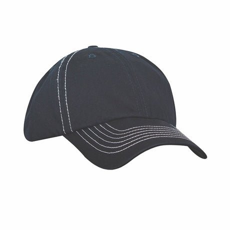 Unconstructed Bio-Washed Saddle Stitch Cap