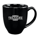 Economy Bistro 16oz black ceramic mug