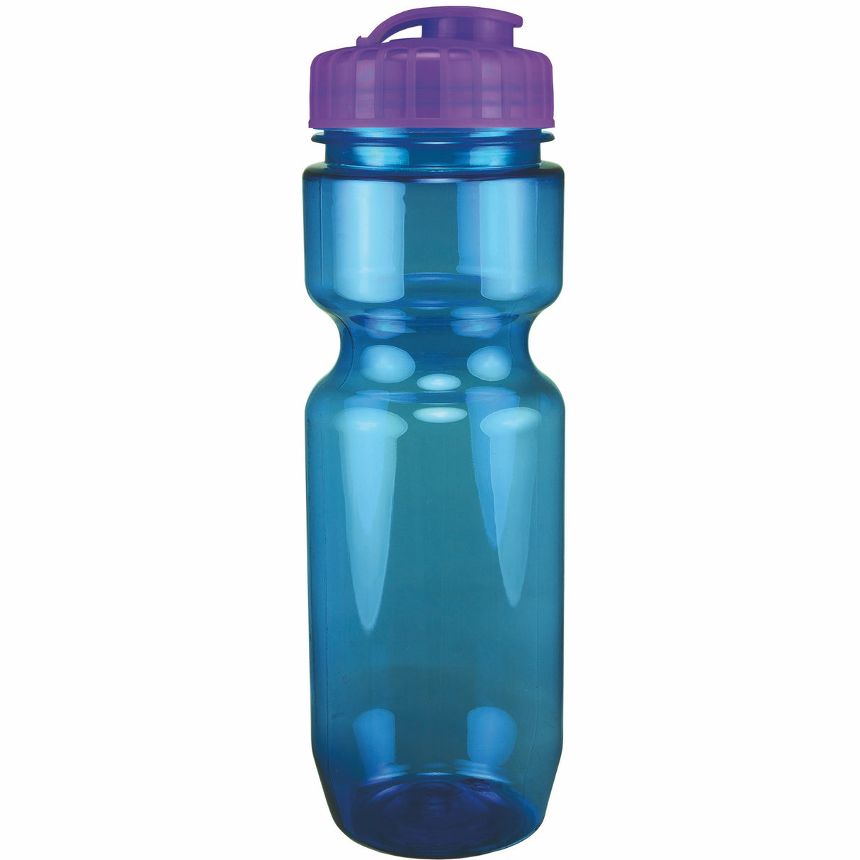 22 Oz. Translucent Bike Bottle w/ Flip Top Lid