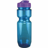 22 Oz. Translucent Bike Bottle w/ Flip Top Lid