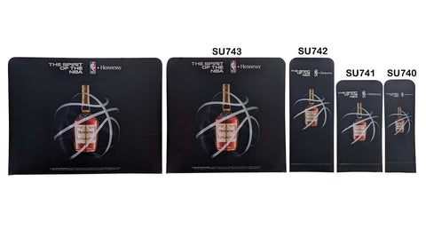 48Hr Quick Ship - Replacement Full Color Graphics Double Sided for 3'W x 96