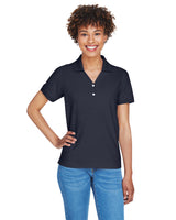 Devon and Jones Ladies' Pima Piqué Y-Collar Polo