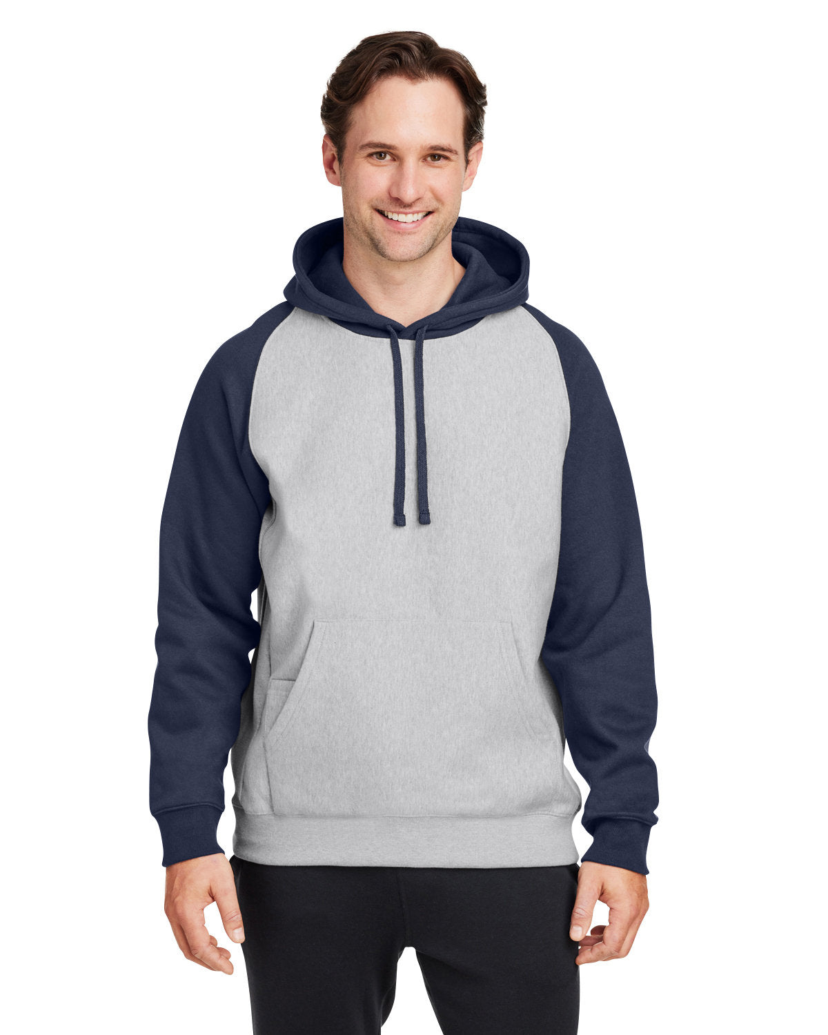 000240 Team 365 Unisex Zone HydroSport? Heavyweight Colorblock Hooded Sweatshirt