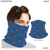 Team Neck Gaiter, Sublimated Tubular 2-ply Neck Gaiter, Moisture wicking, 4way stretch, Hemmed